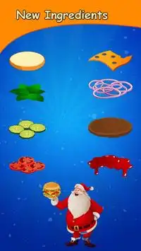 Santa Clause Cooking Burger Screen Shot 4