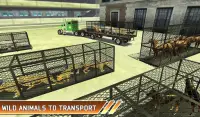 Zoo Animal Transport camion 3D Avion Transporteur Screen Shot 7