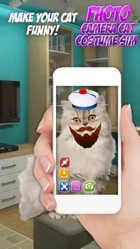 Photo Camera Cat Costume di Sim Screen Shot 1