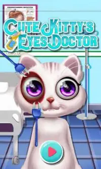 Cute Kitty's Eyes Doctor Screen Shot 0