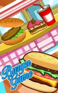 ハンバーガーの調理ゲーム Screen Shot 1