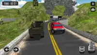 Armia Ciężarówka i Wojskowy Jeep Kierowca Screen Shot 2