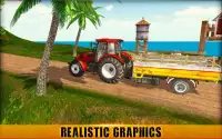 Tractor Rijden Boerderij Sim: Trekkar Spel Screen Shot 1