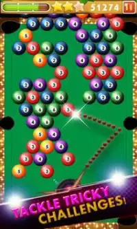 Bubble shooter 2017 : New 8 Ball Pool Shooter Game Screen Shot 2