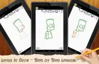 Aprenda a desenhar a Família dos Simpsons Screen Shot 1