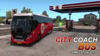 سائق الحافلة المدينة 3D سيم Screen Shot 0