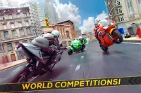 Super Course de Motos Bike 3D Screen Shot 1