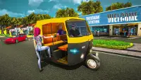Euro Tuk Tuk Auto Rickshaw-US Driving Games 2021 Screen Shot 1