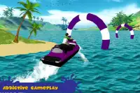 Kids Water Surf Boat Stunts Simulator Screen Shot 11