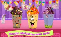 Milkshake Maker Chef-Frozen Smoothie Jogos de Culi Screen Shot 4