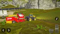 Big Farm Sim Tractor Games Screen Shot 0