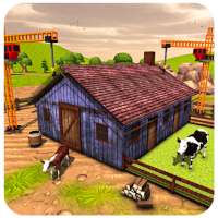 Budowa farmy wiejskiego domu bydła