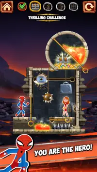 Spider Hero - Rescue Game & Pin Pull Screen Shot 1