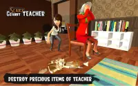 डरावना दादी शिक्षक 4D: डरावना खेल Screen Shot 0