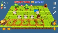 Puppy Dog vs Sheep - Funny Sokoban Game Screen Shot 13