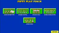 Fifty Play Poker - Free! Screen Shot 4