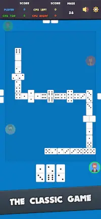 Klassisches Domino-Spiel Screen Shot 1
