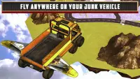 Flying Truck Junkyard Parking Screen Shot 2