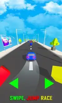 Twisty Color Car Racing Road Game Screen Shot 10