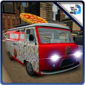 pizza sopir truk pengiriman