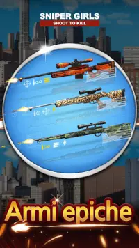 Ragazze da cecchino - 3D Gun Shooting FPS Game Screen Shot 2