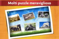Gioco Puzzle Animali Bambini Screen Shot 6