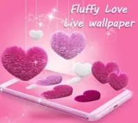 Pink Fluffy Love Heart Live Wallpaper 2020 Screen Shot 0