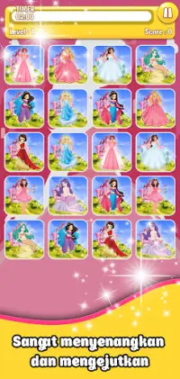 Princess Memory Match Game Screen Shot 4