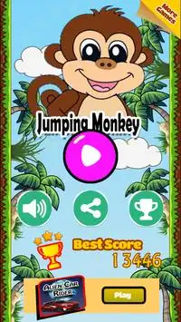 Jumping Monkey Screen Shot 0