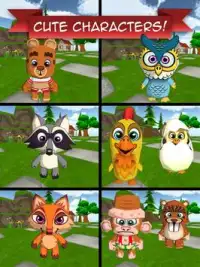 Cartoon Animal Run Screen Shot 2