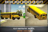 Schoolbusドライビングシミュレータ3D Screen Shot 0