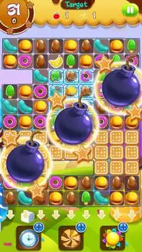 Kombinationsspiele: Süßigkeiten Kombinieren Spiele Screen Shot 2