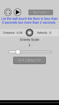 Gravity Adjustment Screen Shot 5