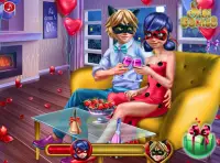 Dotted Girl Romantic Kiss Game Screen Shot 3