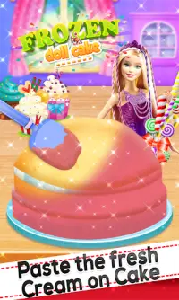 Fairy Princess Ice Cream Cake Making Game Screen Shot 2