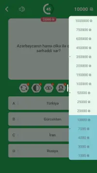 Milyonçu -Azərbaycan Coğrafiyası, Sual Cavab Oyunu Screen Shot 3
