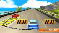 Chained Cars Stunt Racing Screen Shot 4