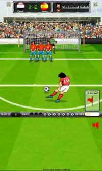 Ronaldo Messi Neymar Salah Football star free kick Screen Shot 7