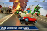 Ramp Car Robot Transforming : Roboter-Auto-Spiele Screen Shot 4