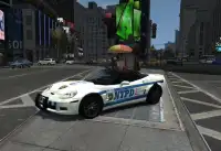 警察の車の運転手ドリフト2018 Screen Shot 0