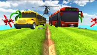 Impossible sky bus driving stunts simulator 2019 Screen Shot 4