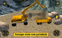 Construção Simulador Pesado Caminhão Motorista Screen Shot 0
