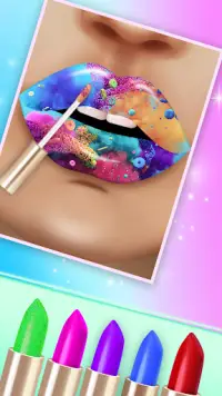Lip Art Lipstick Makeup: Beauty Artist Games Screen Shot 2