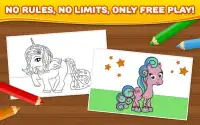 Ponies & Unicorns: Little Girl Screen Shot 8
