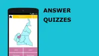 Map Quiz Puzzle  - Cameroon - Region, Department Screen Shot 4