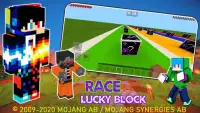 Lucky Block Race Mods Maps for MCPE Screen Shot 3