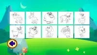Learning & Coloring - farm animals Screen Shot 5