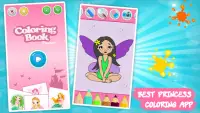 Kids coloring book: Princess Screen Shot 5