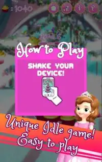 Sofia The First's Cupcakes - idle games Screen Shot 1