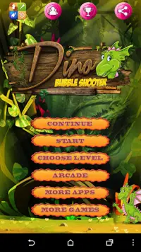 Dino bubble shooter Screen Shot 4